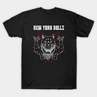 NEW YORK DOLSS CAT ROCK - MERCH VTG T-Shirt